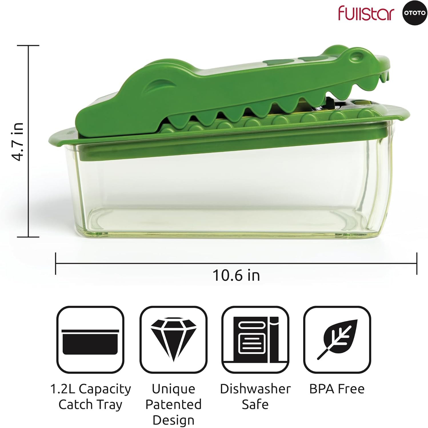 Fullstar x OTOTO Vegetable Chopper Crocodile Shape