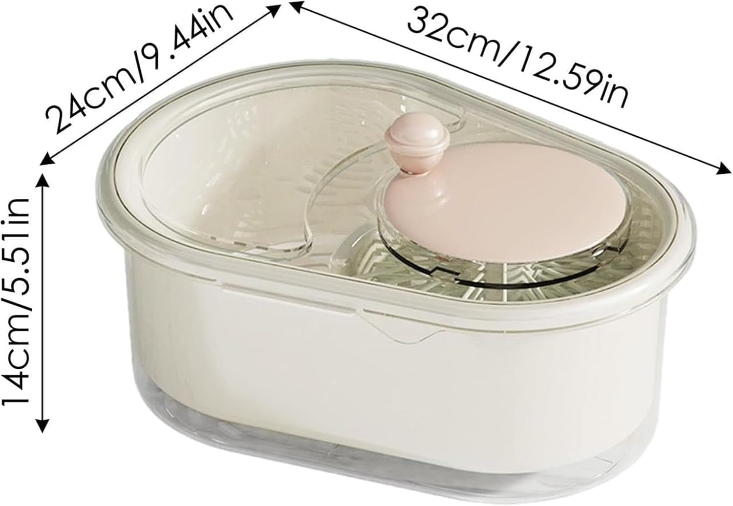 OOGKA Fruit Cleaner Spinner - Effortlessly Clean Fruits in Seconds