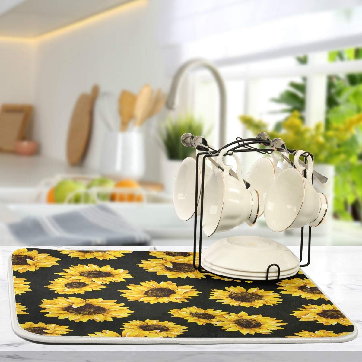 Sturdy Premium Microfiber Dish Drying Mat