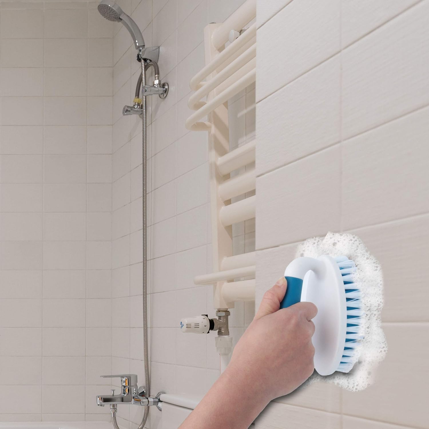 Sturdy 2-Pack Scrub brushes for Kitchen Bathroom Use