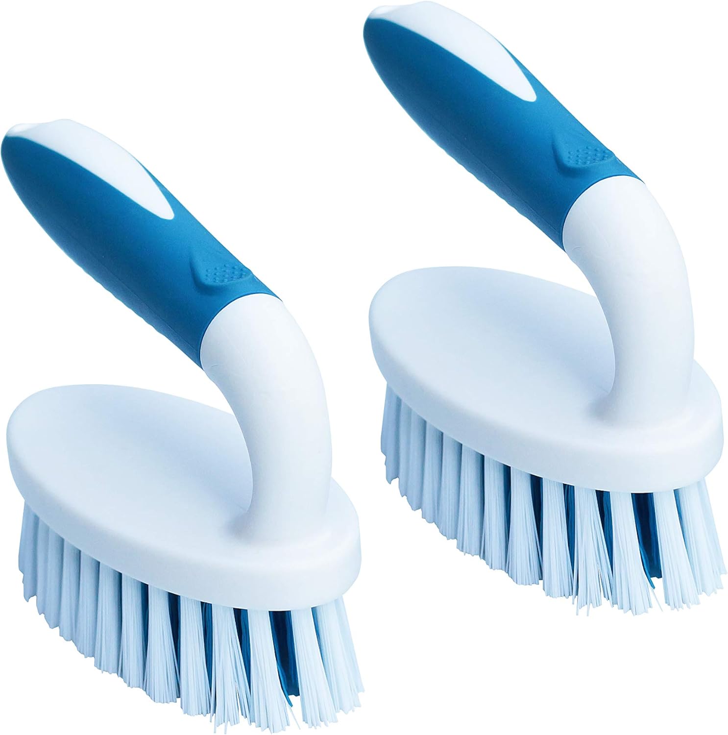 Sturdy 2-Pack Scrub brushes for Kitchen Bathroom Use