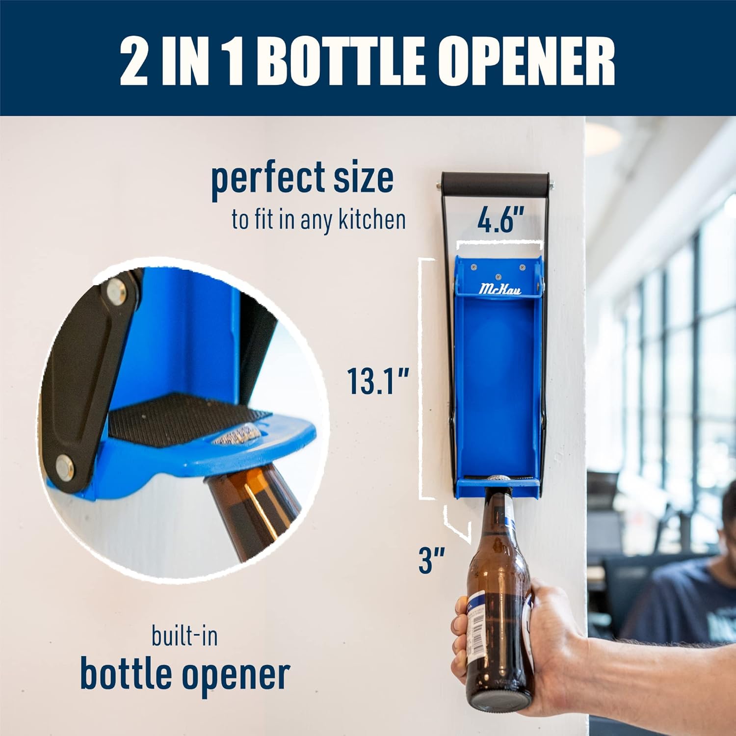 McKay 16 oz Metal Can Crusher