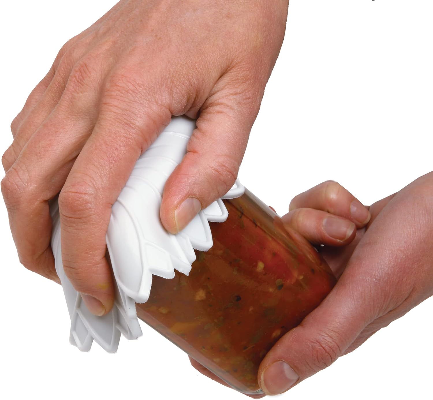 Norpro Non-Slip Jar Opener White - Holds Tight Reliable
