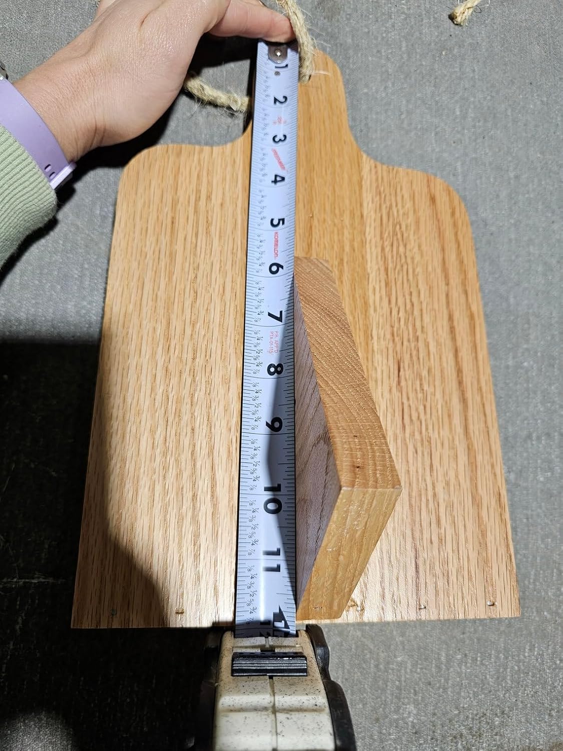 Handmade Personalized Oak Recipe Stand Custom Keyboard for Recipe Storage