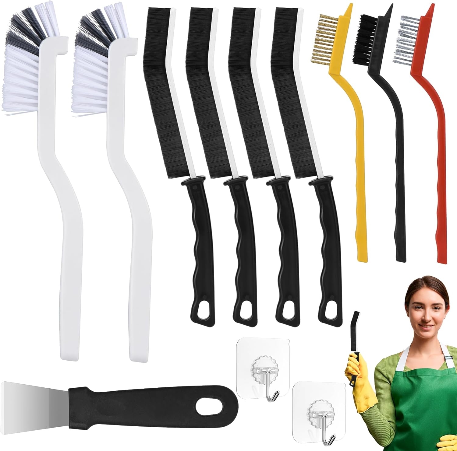 Tedmax Crevice Cleaning Brush Set for DeepCLEANS in Your Home