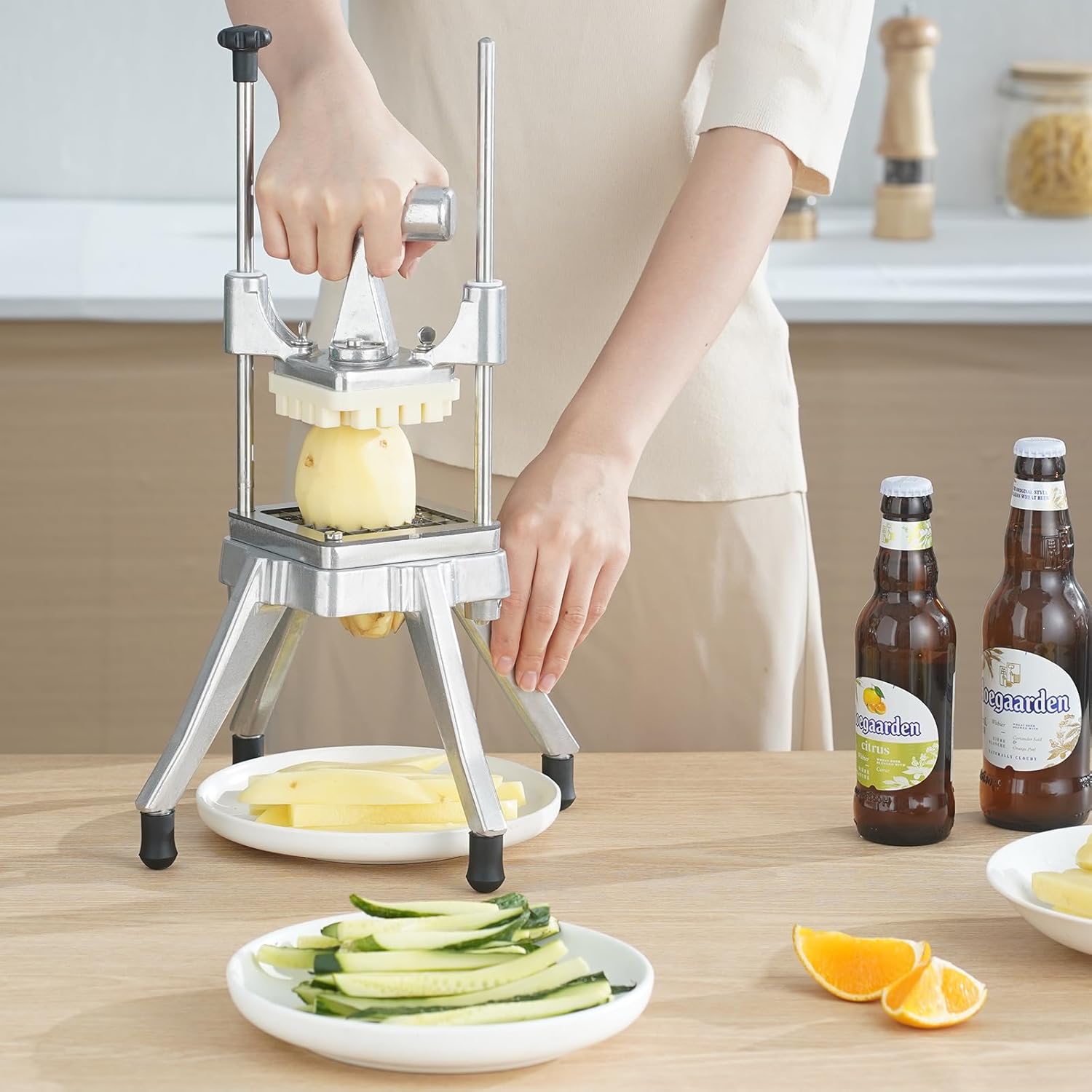 Stainless Steel Commercial Dicer with 14 Blade