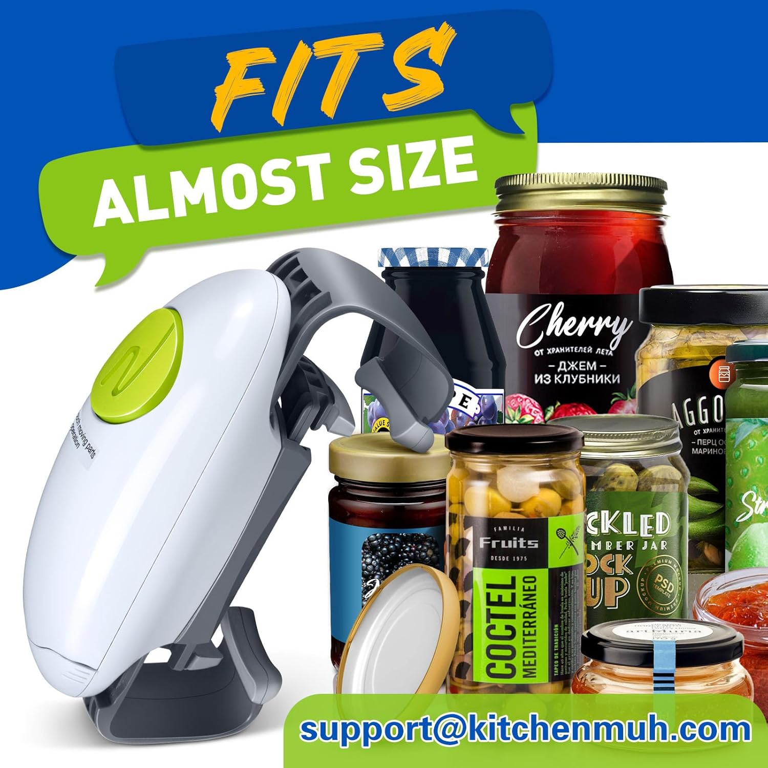 Ergonomic Electric Jar Opener for Seniors