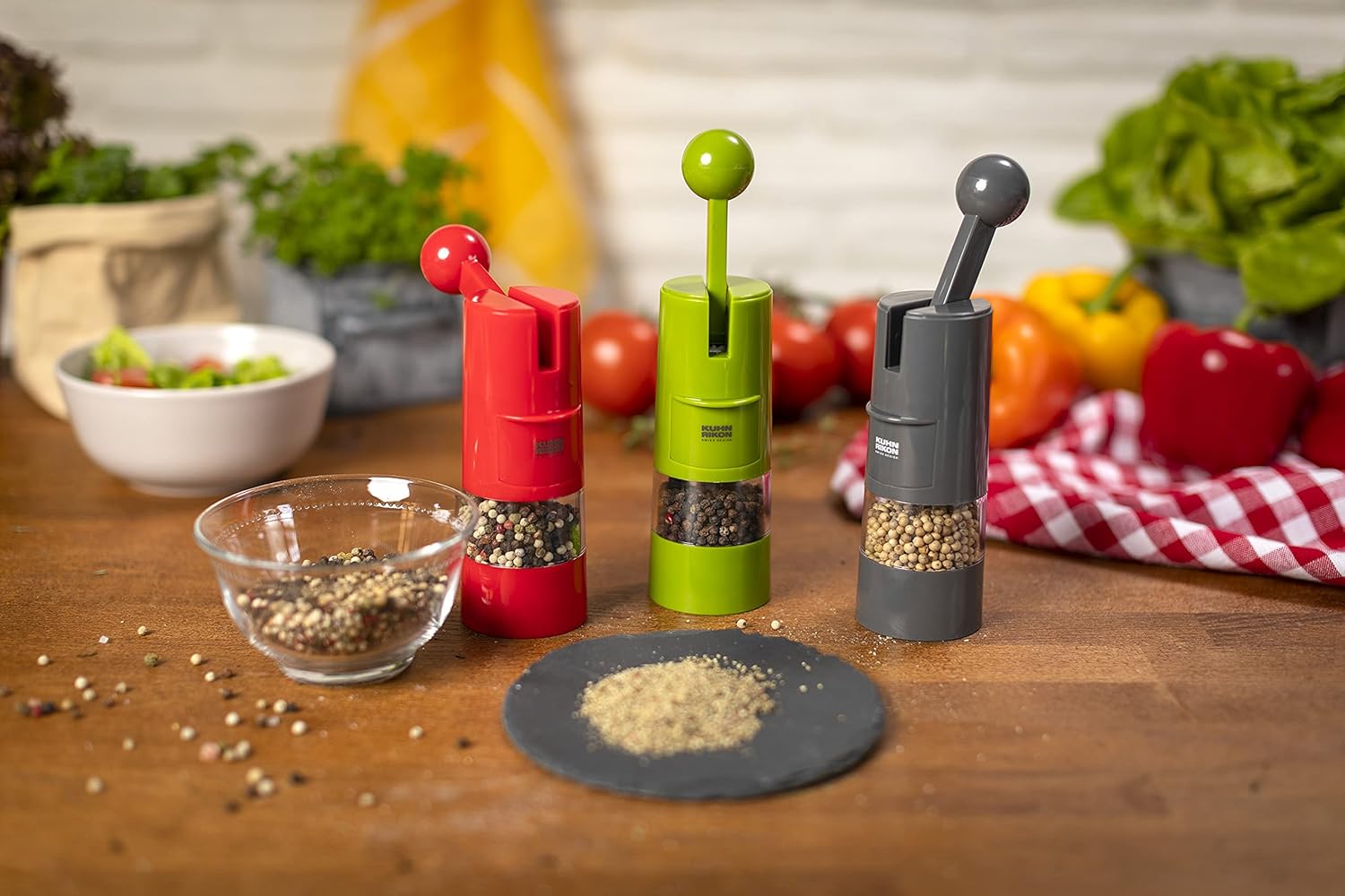 KUHN RIKON Salt and Pepper Mill Adjustable Grinder