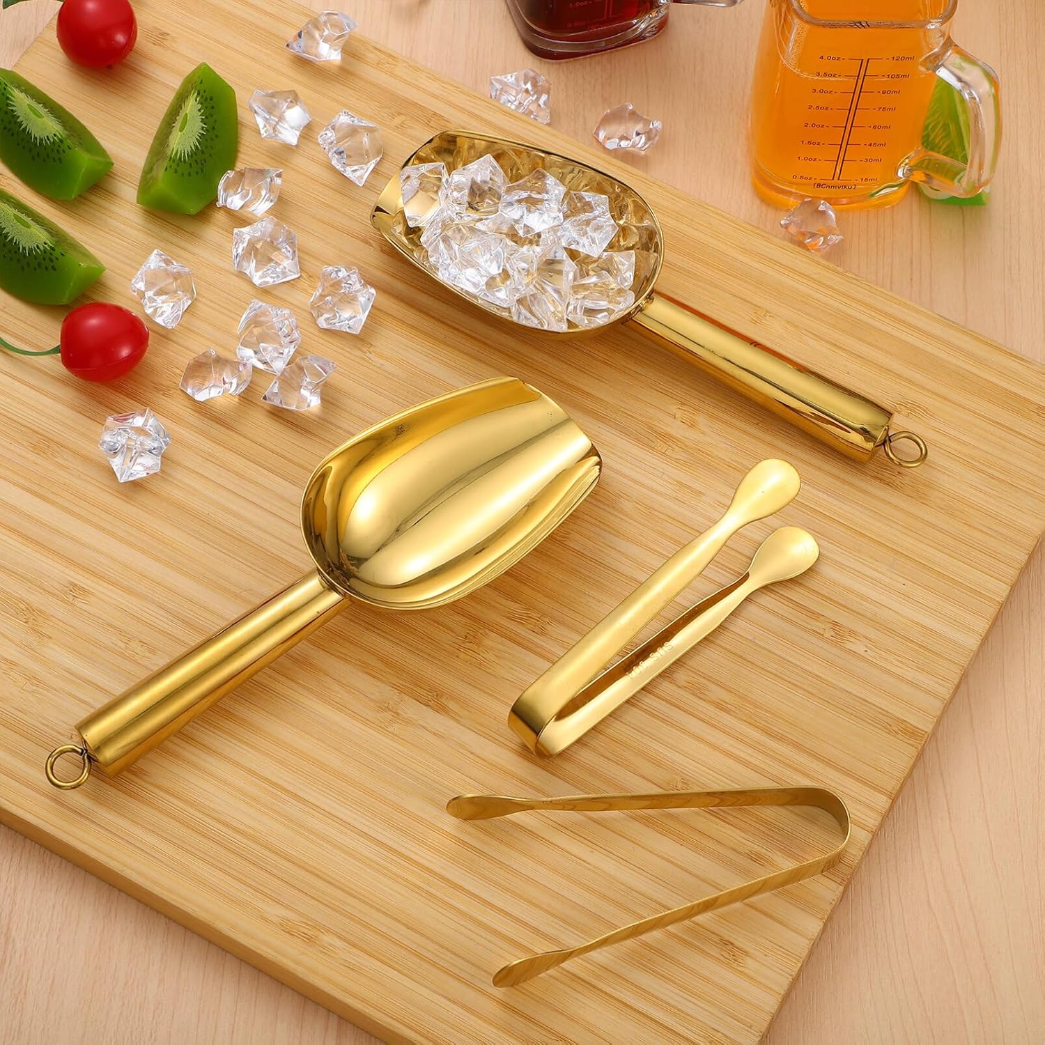 Stainless Steel Ice Tongs for Freezer and Bar Use