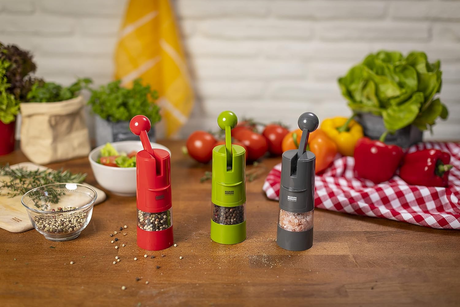 KUHN RIKON Salt and Pepper Mill Adjustable Grinder