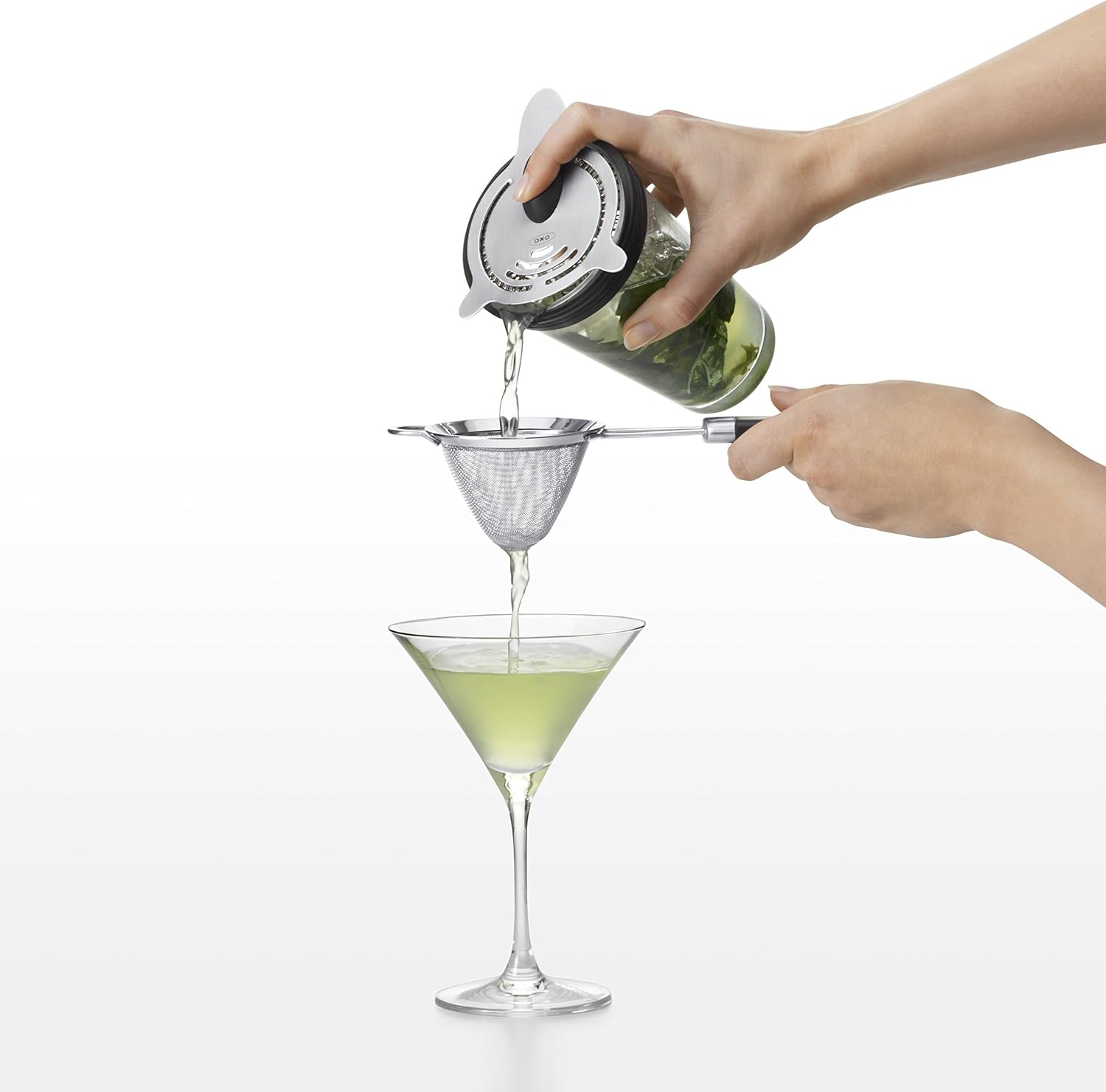 OXO SteeL Fine Mesh Cocktail Strainer 3-inchStainless Steel