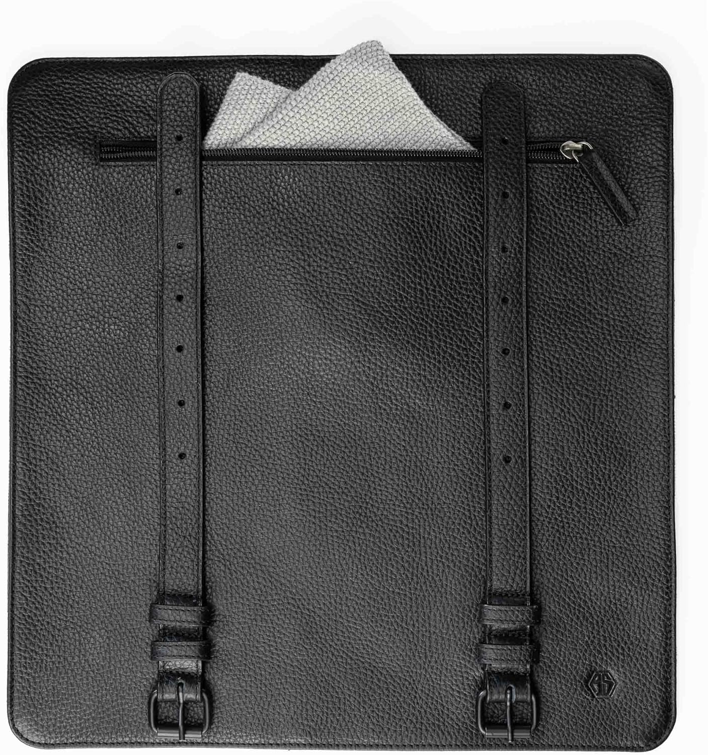 Stylish Buffalo Leather Knife Roll Bag for Chefs