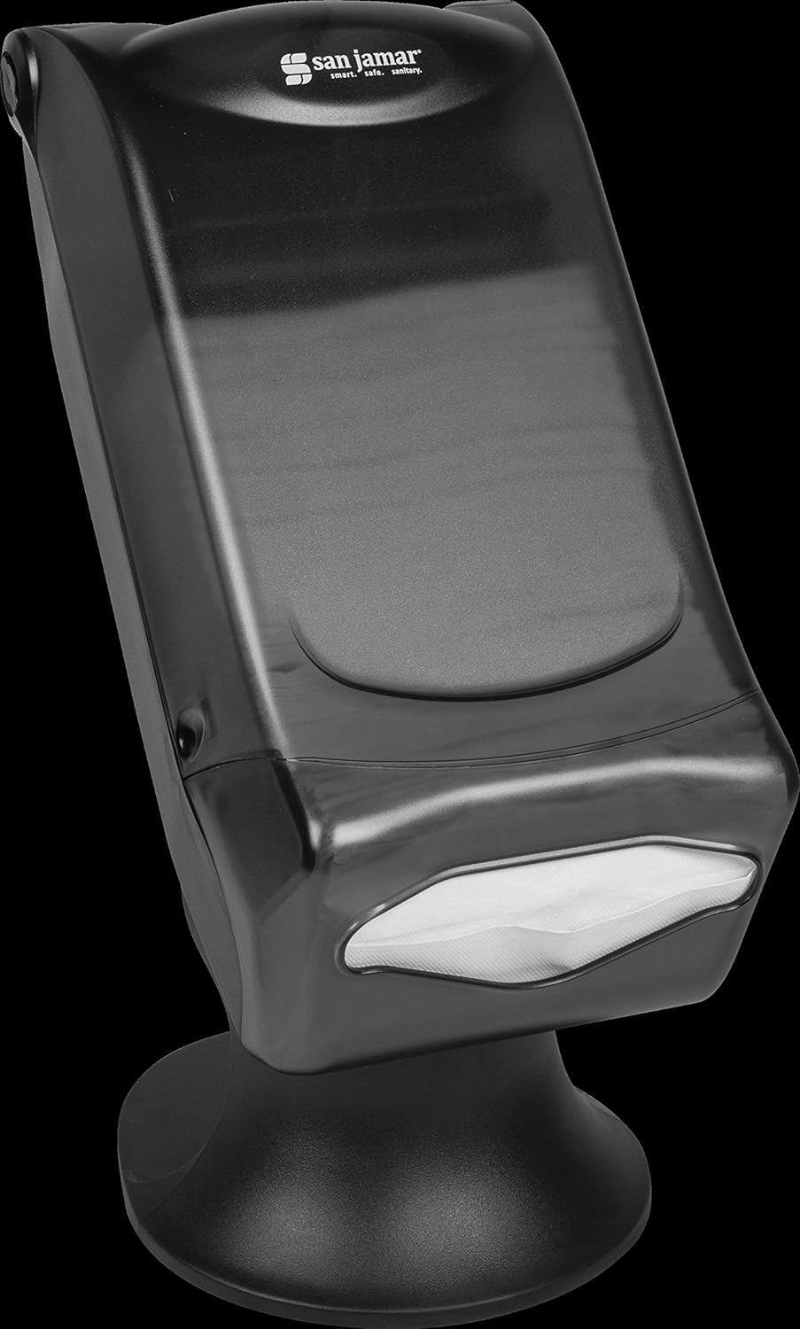 San Jamar Napkin Dispenser with Stand - Black Pearl