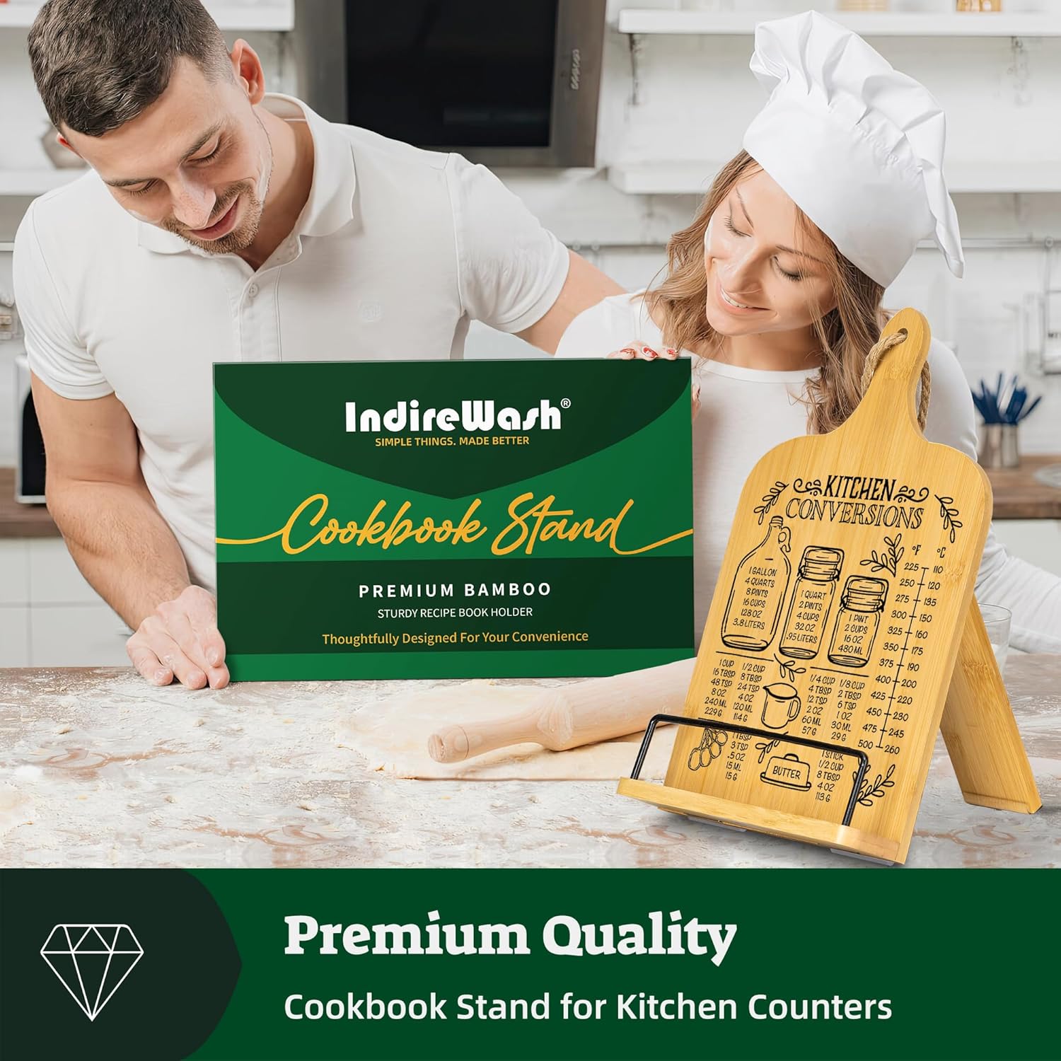 Indureash Bamboo Cutting Board