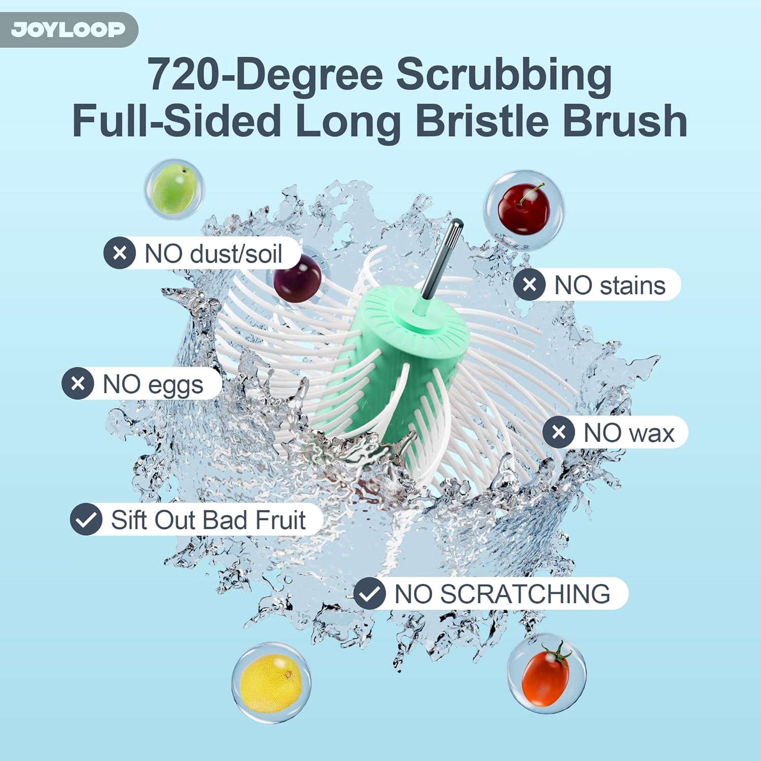 Effortless Fruit Cleaning Tool