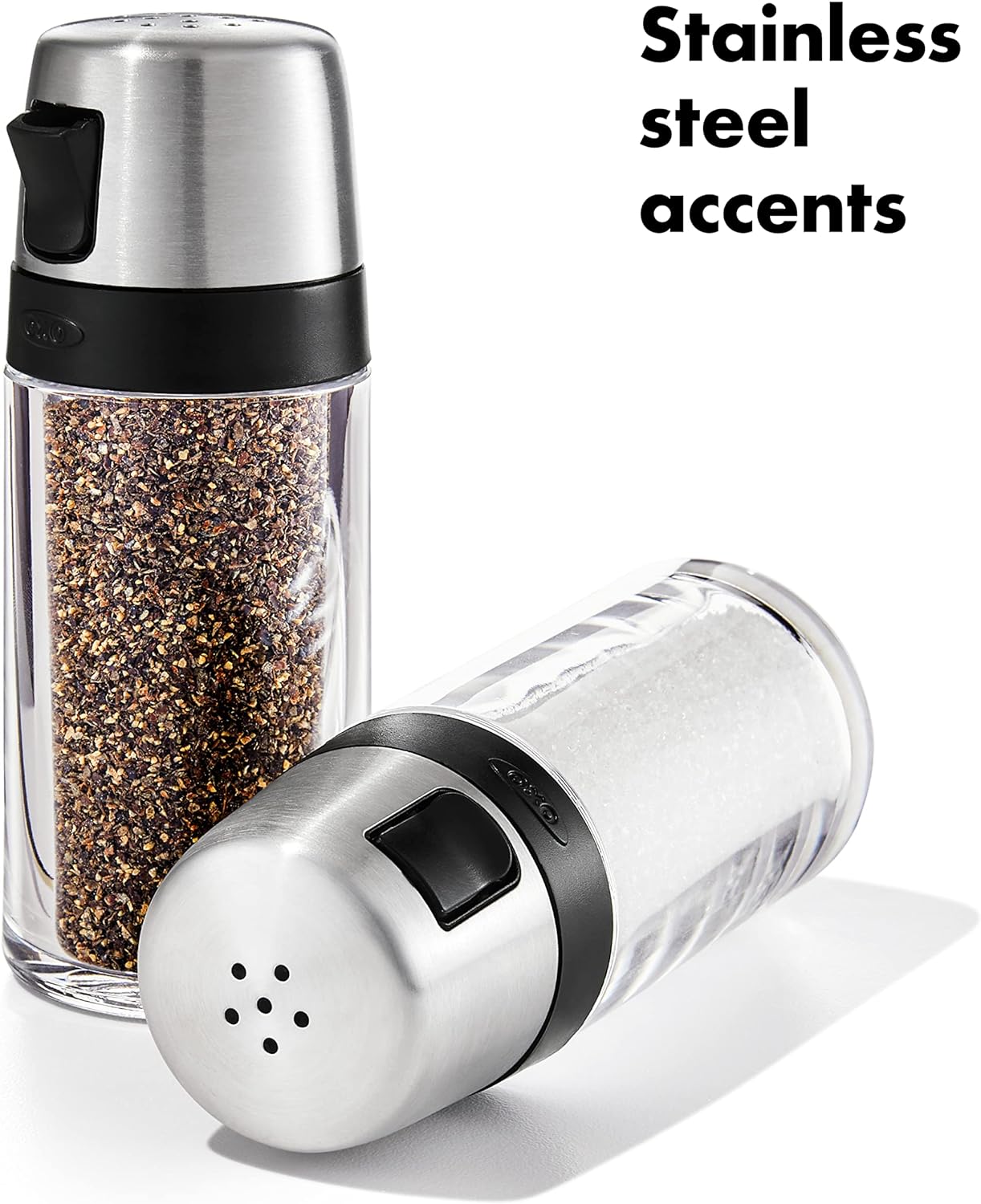 OXO Shaker Set Clear Stainless Steel