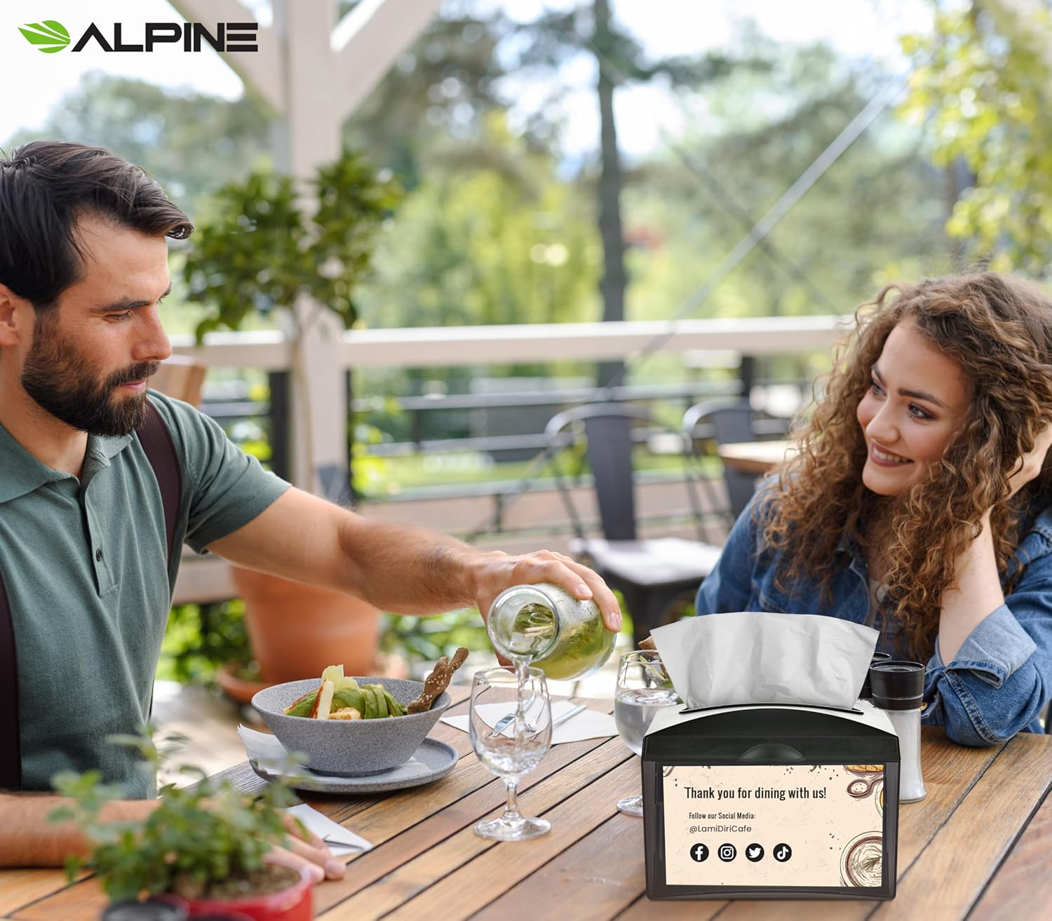Durable Commercial Napkin Disposers for Restaurants - Black
