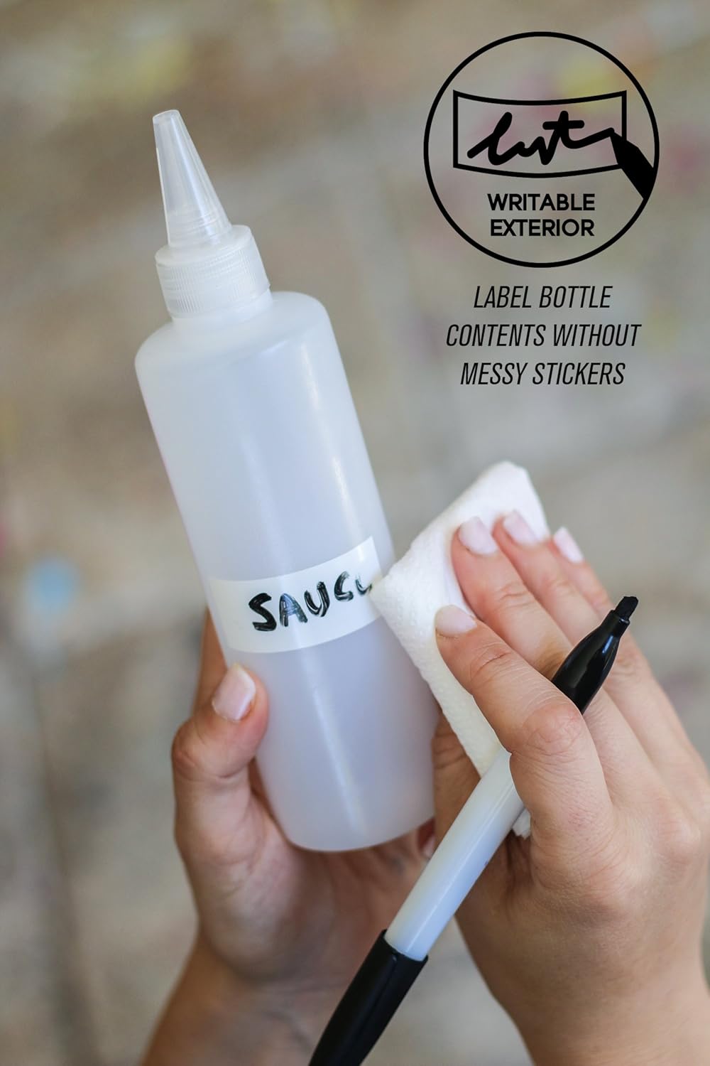 7-Piece Squeeze Bottle Set