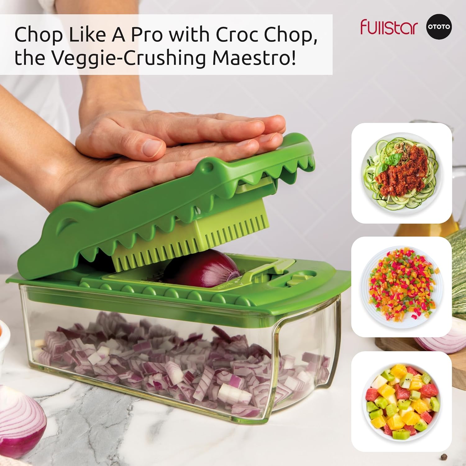 Fullstar x OTOTO Vegetable Chopper Crocodile Shape