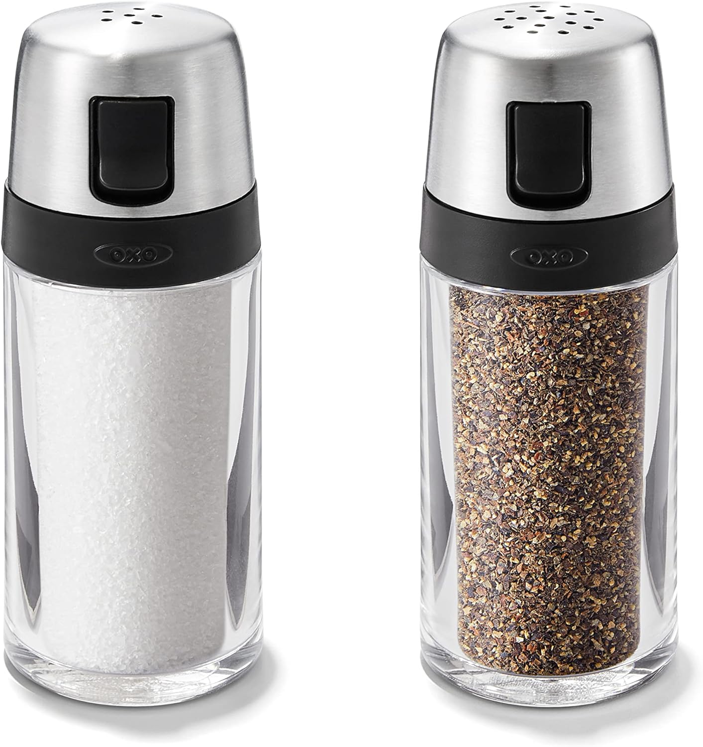 OXO Shaker Set Clear Stainless Steel