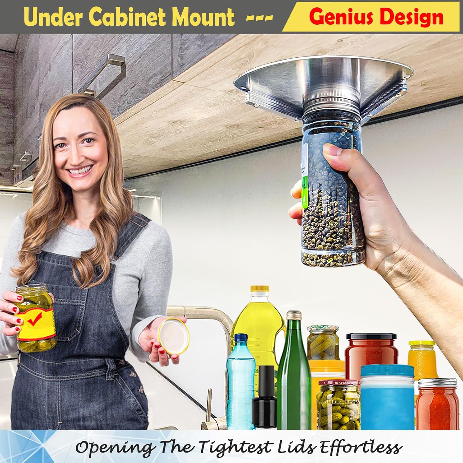 Upgraded Stainless Steel Jar Opener for Seniors 1