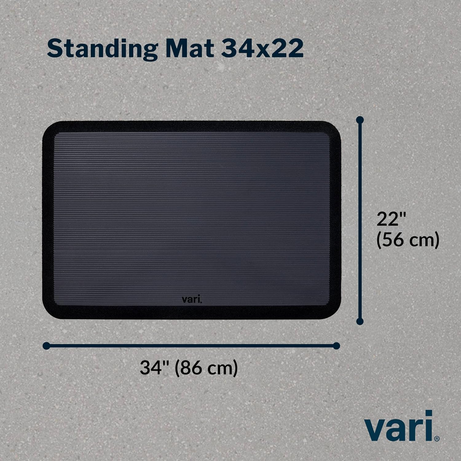 Vari Standing Mat Anti-Fatigue Desk Pad for Comfort and Style