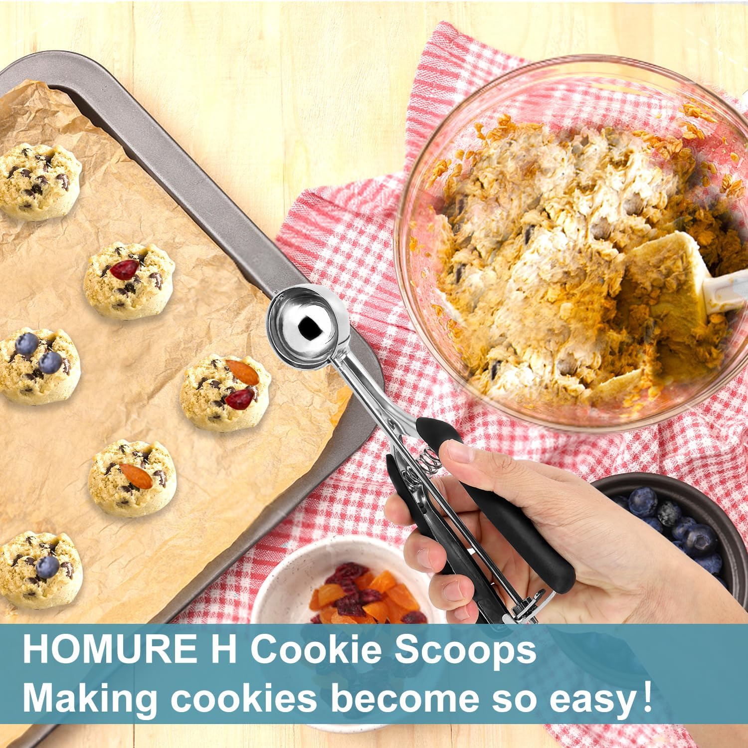 HOMURE H Cookie Scoop Set