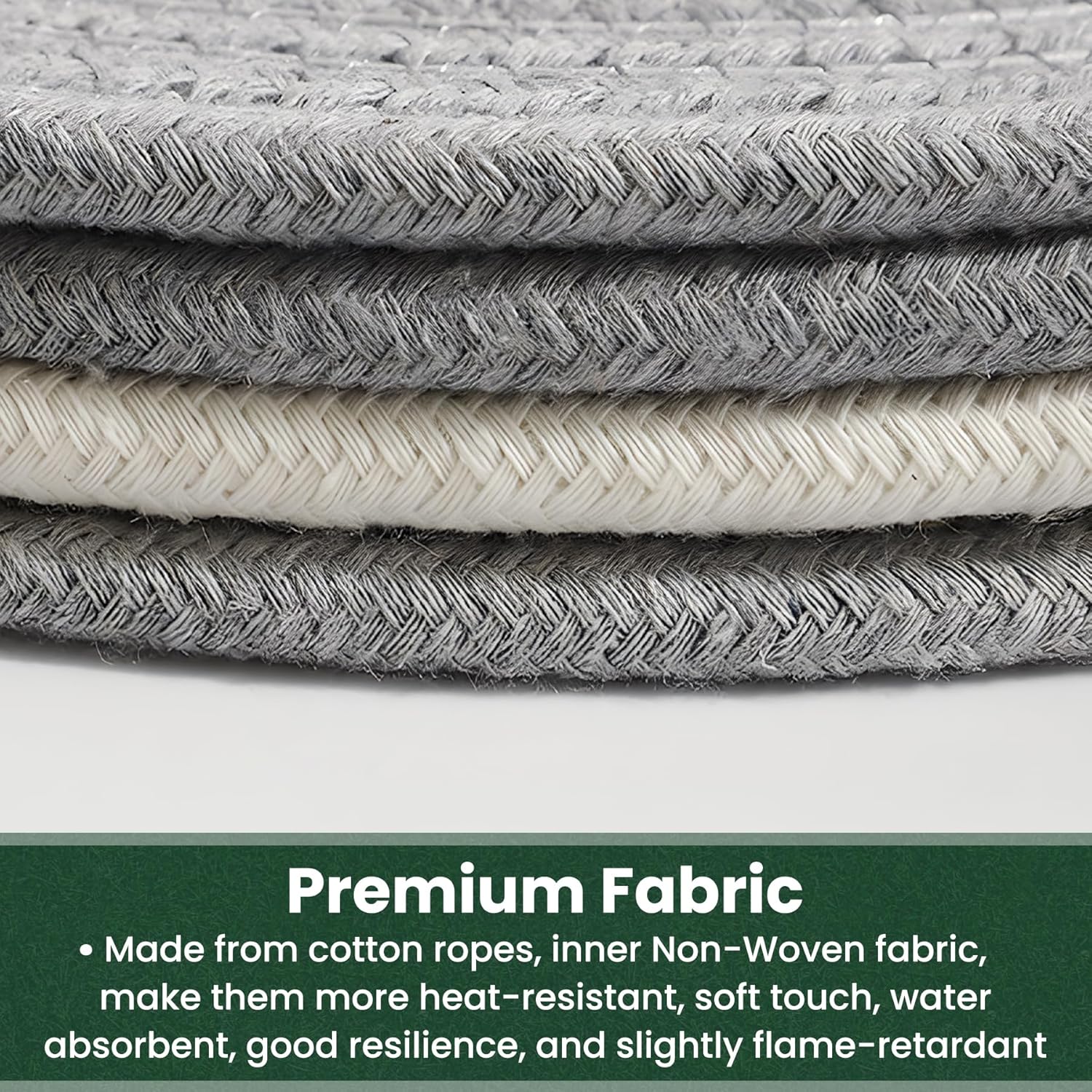 8-Inch Heat-Resistant Trivets for Kitchen Use