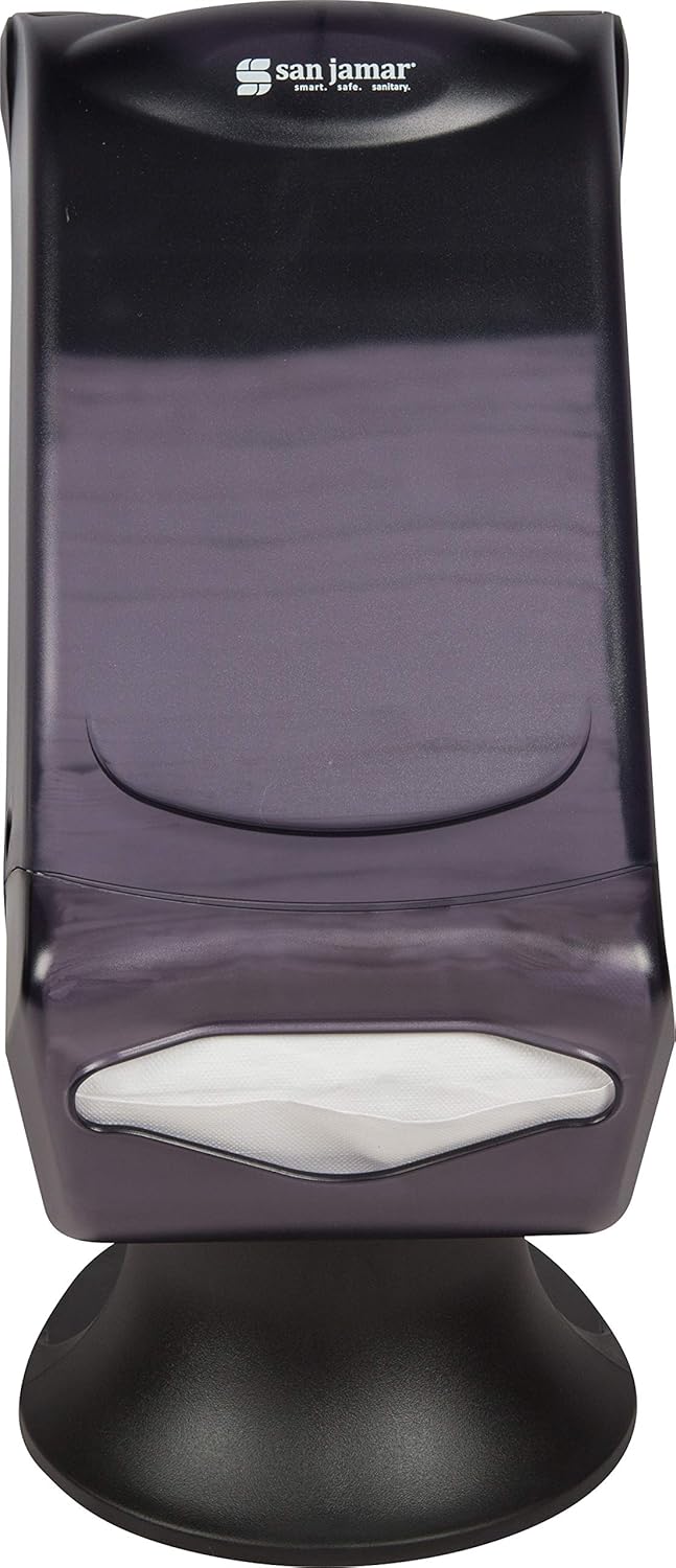 San Jamar Napkin Dispenser with Stand - Black Pearl