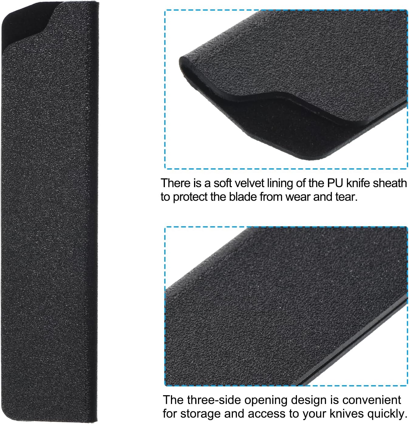 PATIKIL ABS Knife Cover Sleeves
