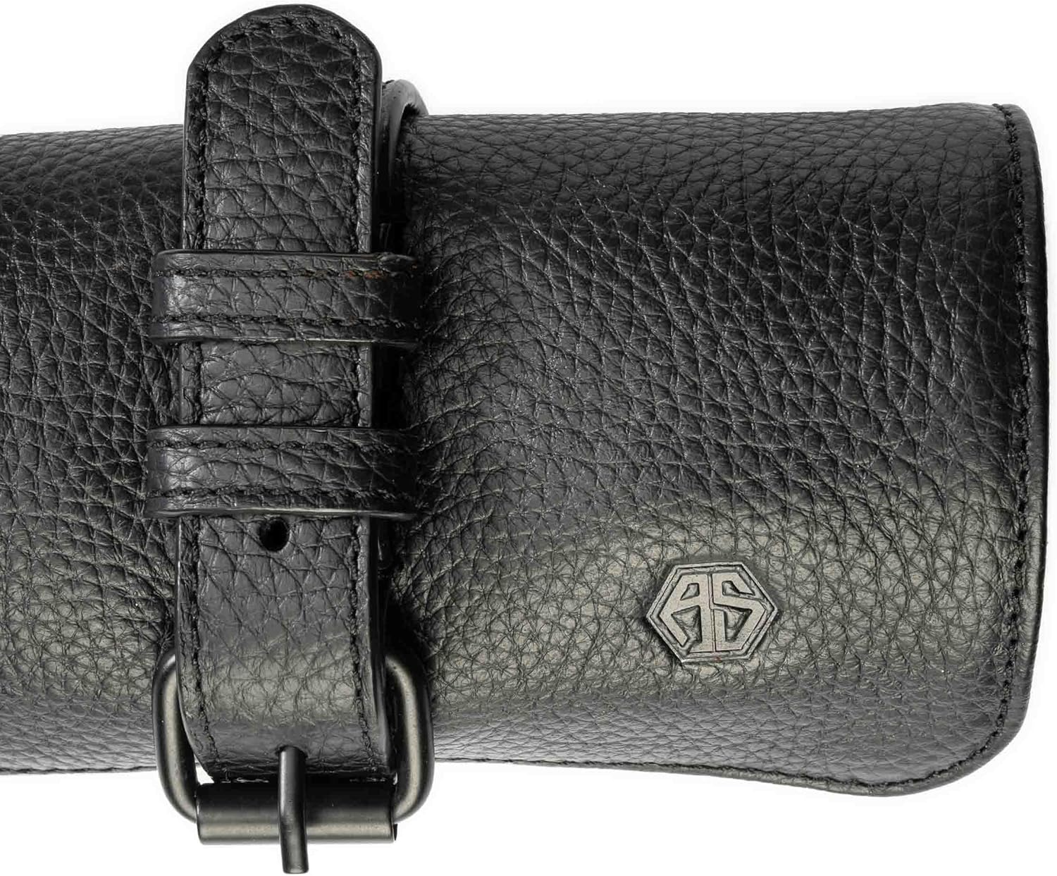 Stylish Buffalo Leather Knife Roll Bag for Chefs