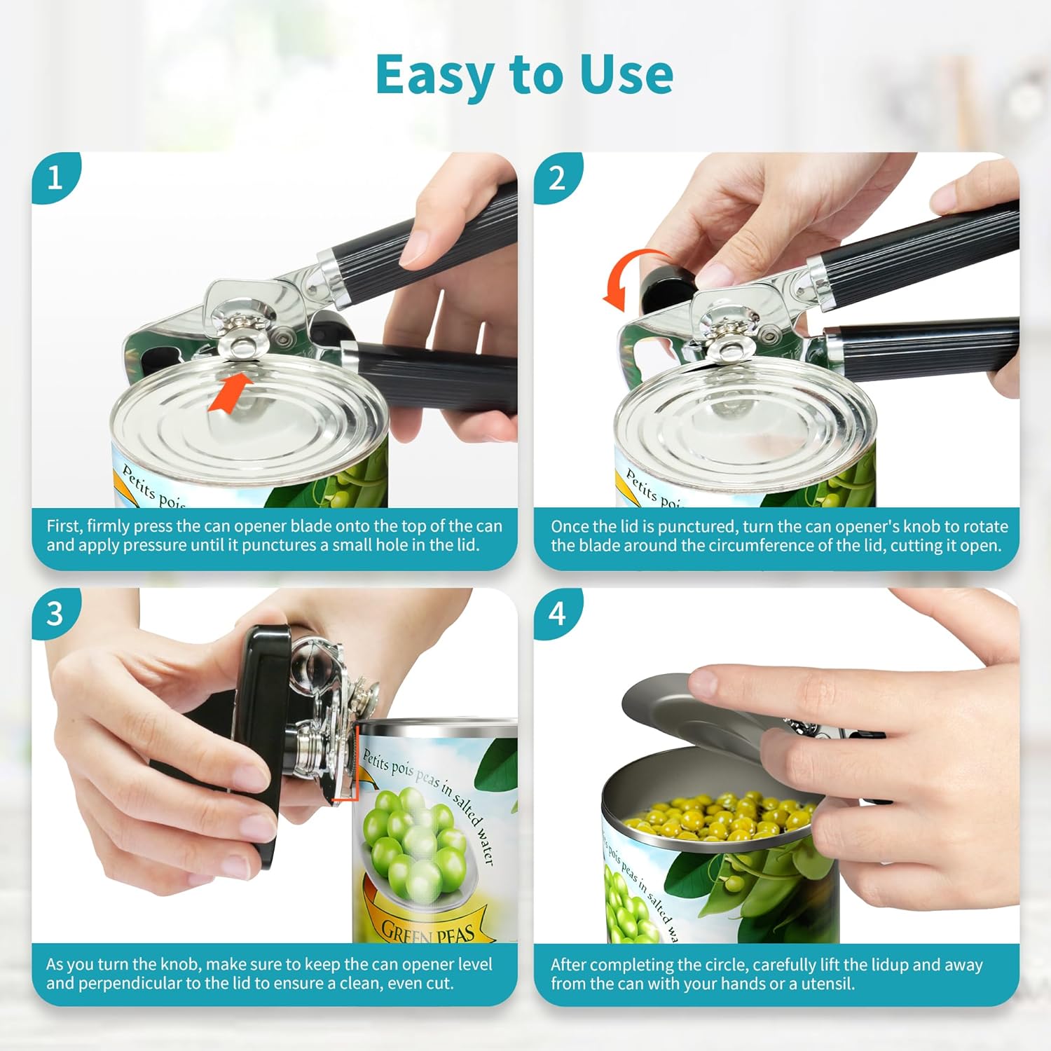 Ultrean Stainless Steel Can Opener