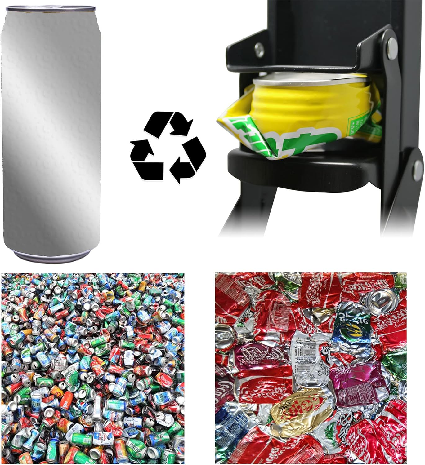 Heavy-Duty Wall-Mounted Can Crusher