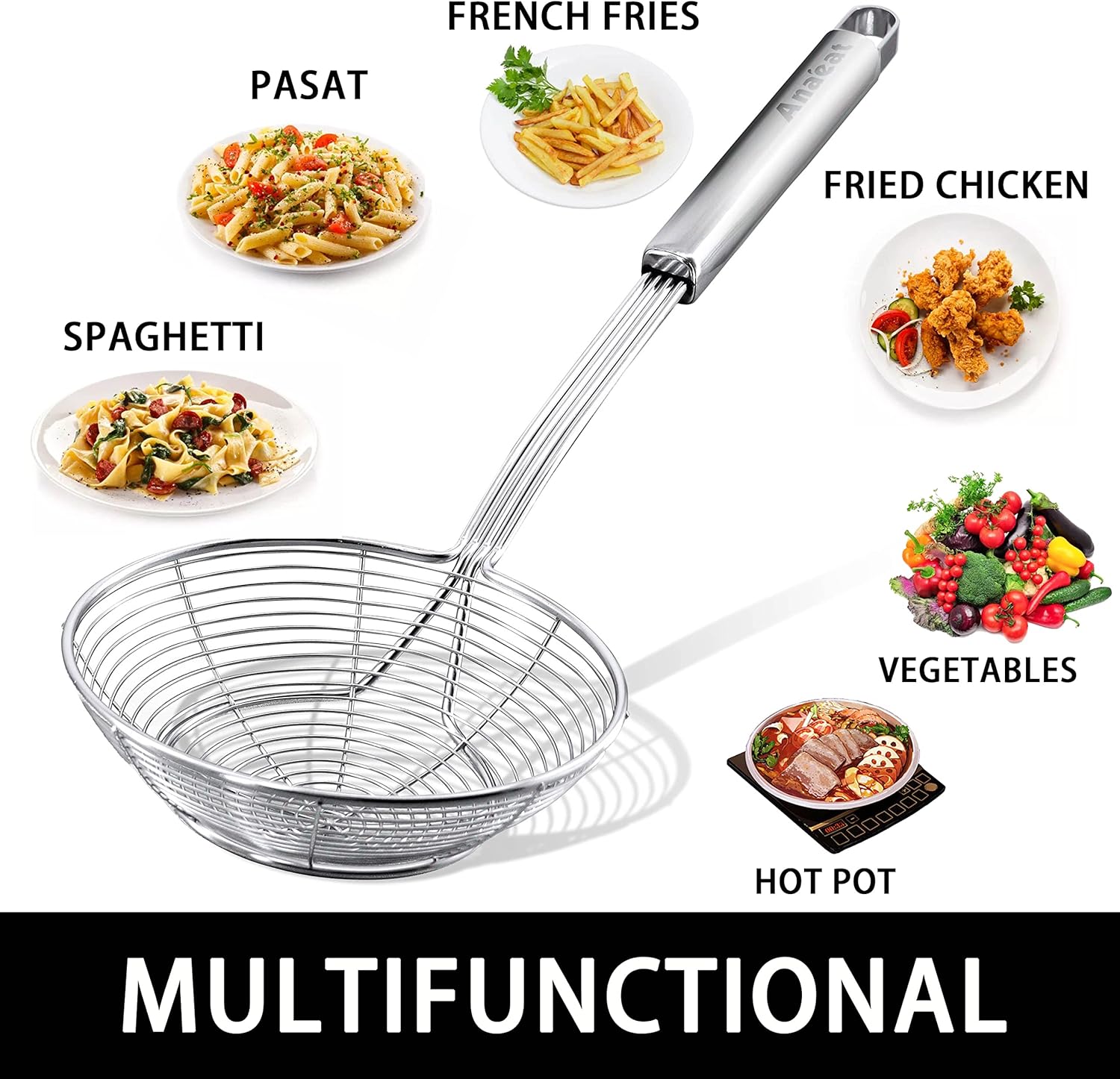 Stainless Steel Kitchen Strainer