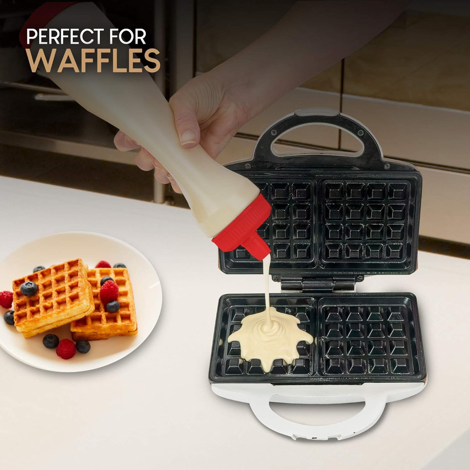 Pancake Batter Dispenser Red