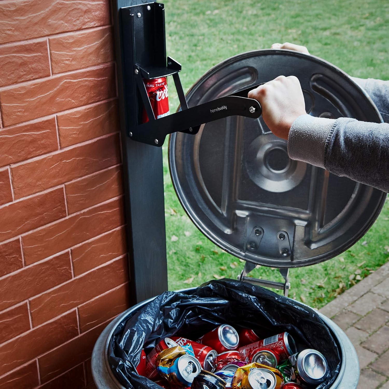 HomeBuddy Aluminum Can Crusher - Compact Sturdy for Recycling