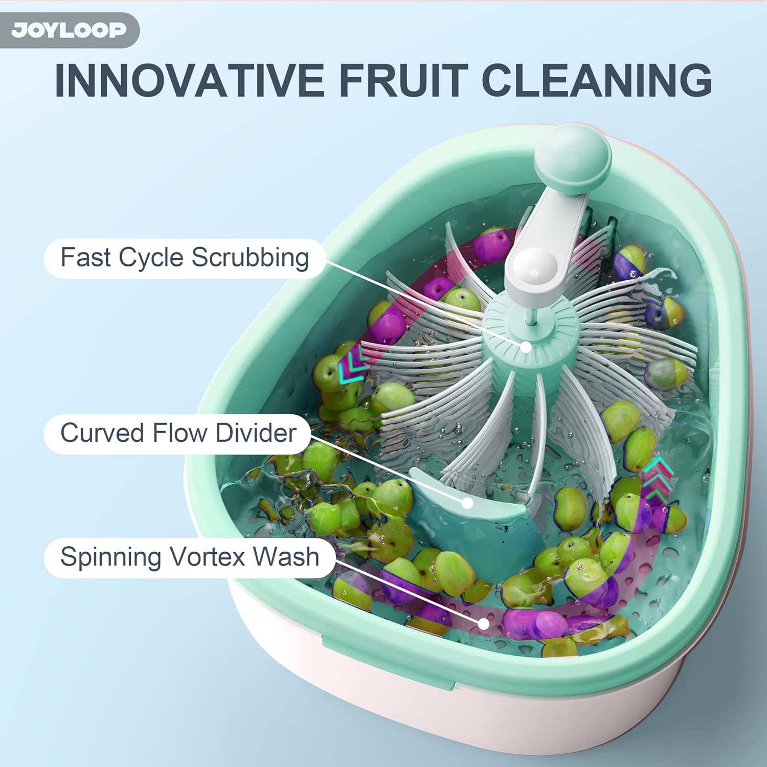 Effortless Fruit Cleaning Tool