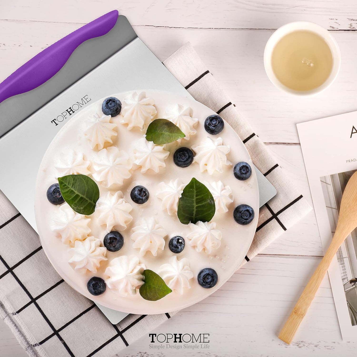 TOPHOME Stainless Steel Cake Lifter Transfer Shovel