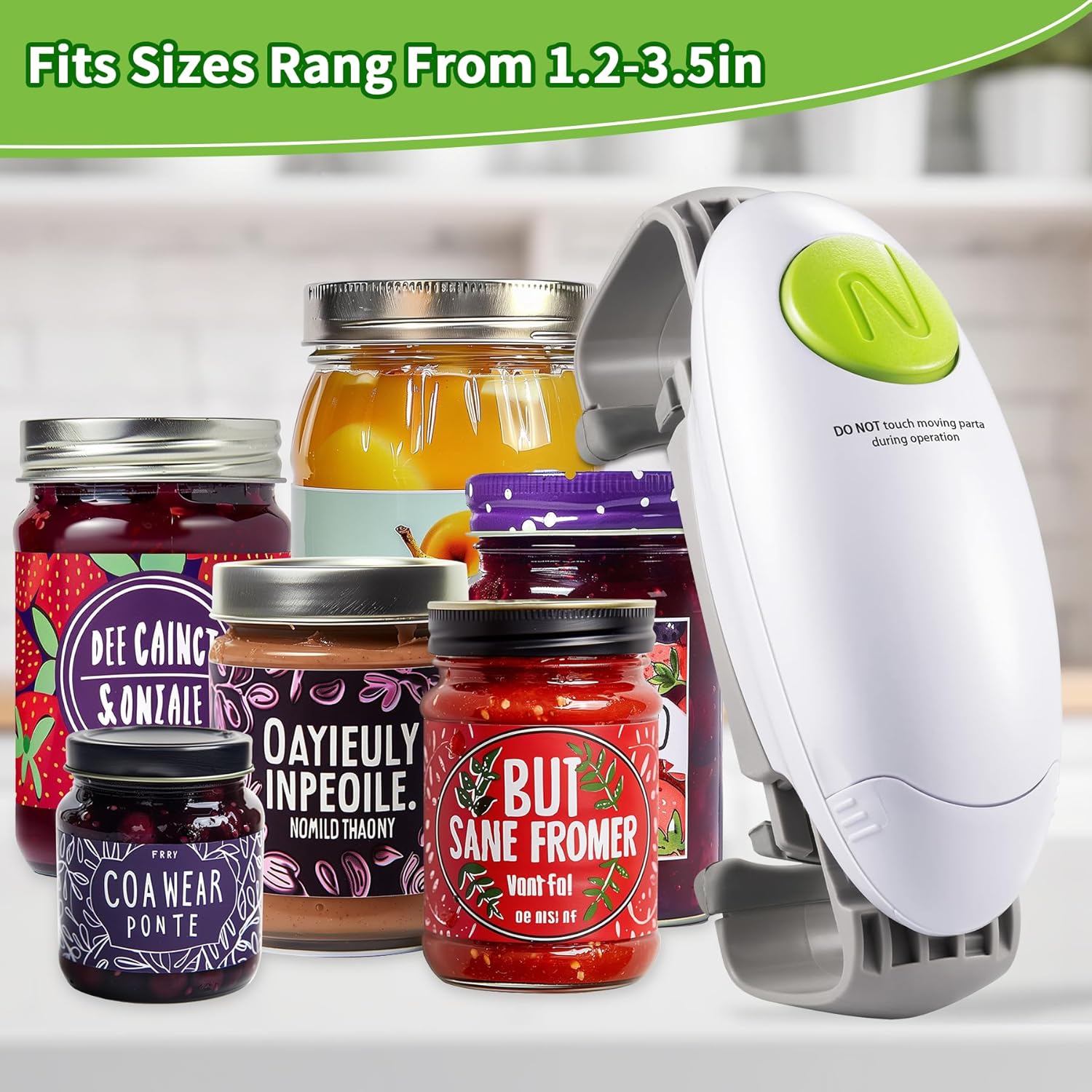 Electric Jar Opener with High Torque One Touch Operation