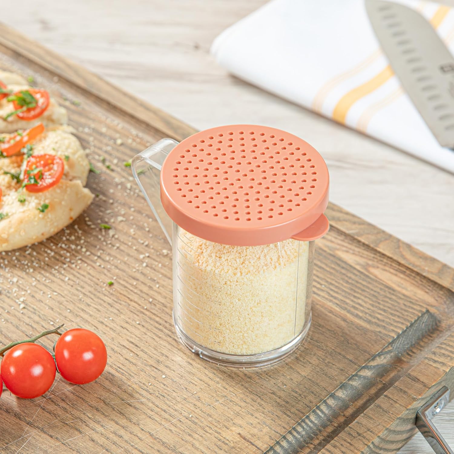 10 oz Clear Plastic Spice Shaker