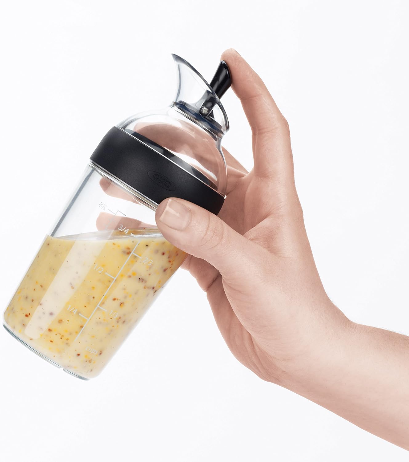 OXO Good Grips Multi-Purpose Kitchen Essential - Salad Dressing Shaker Leakproof Squeeze Bottle