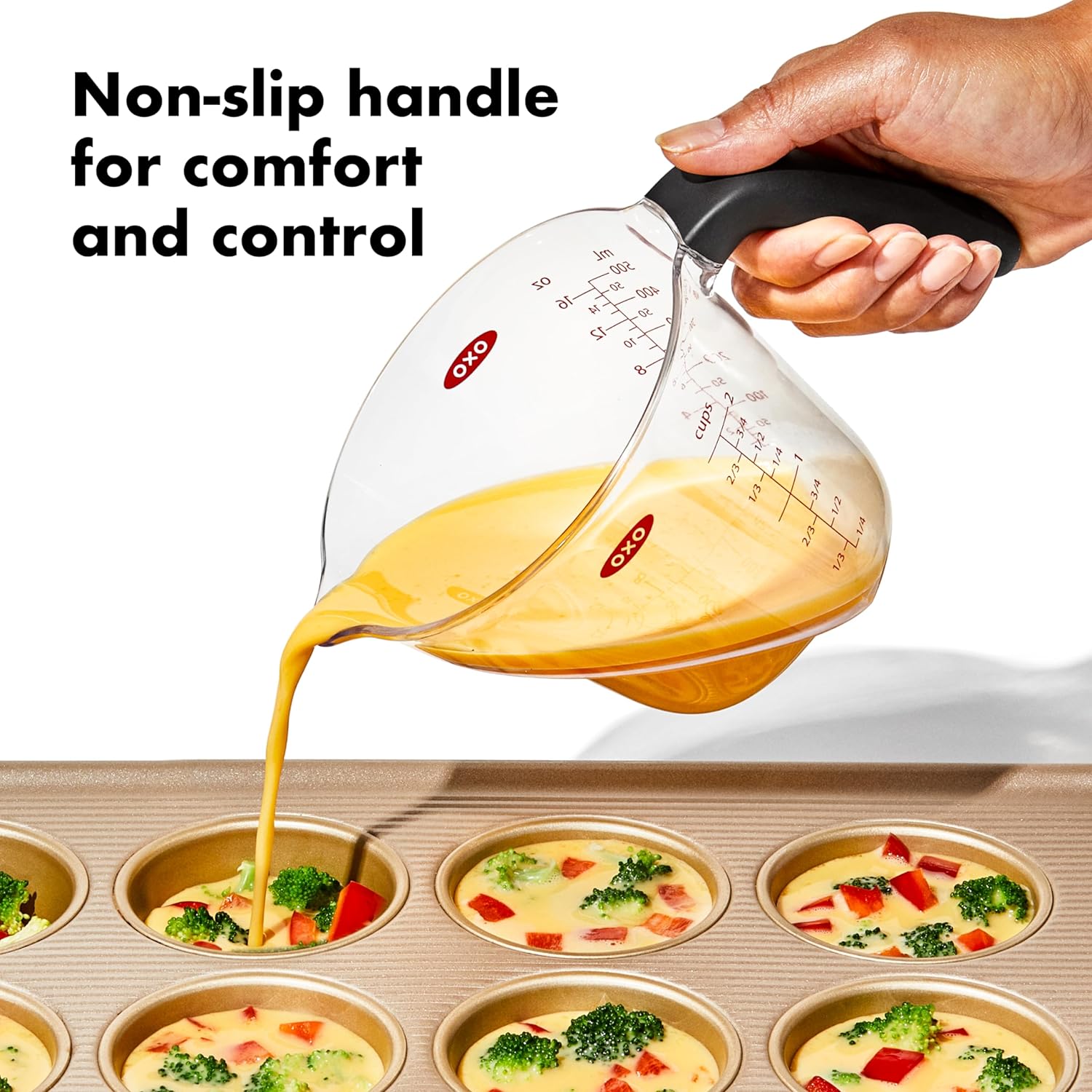 OXO Good Grips Angled Measuring Cup 2-Cup Precision Kitchen Tool