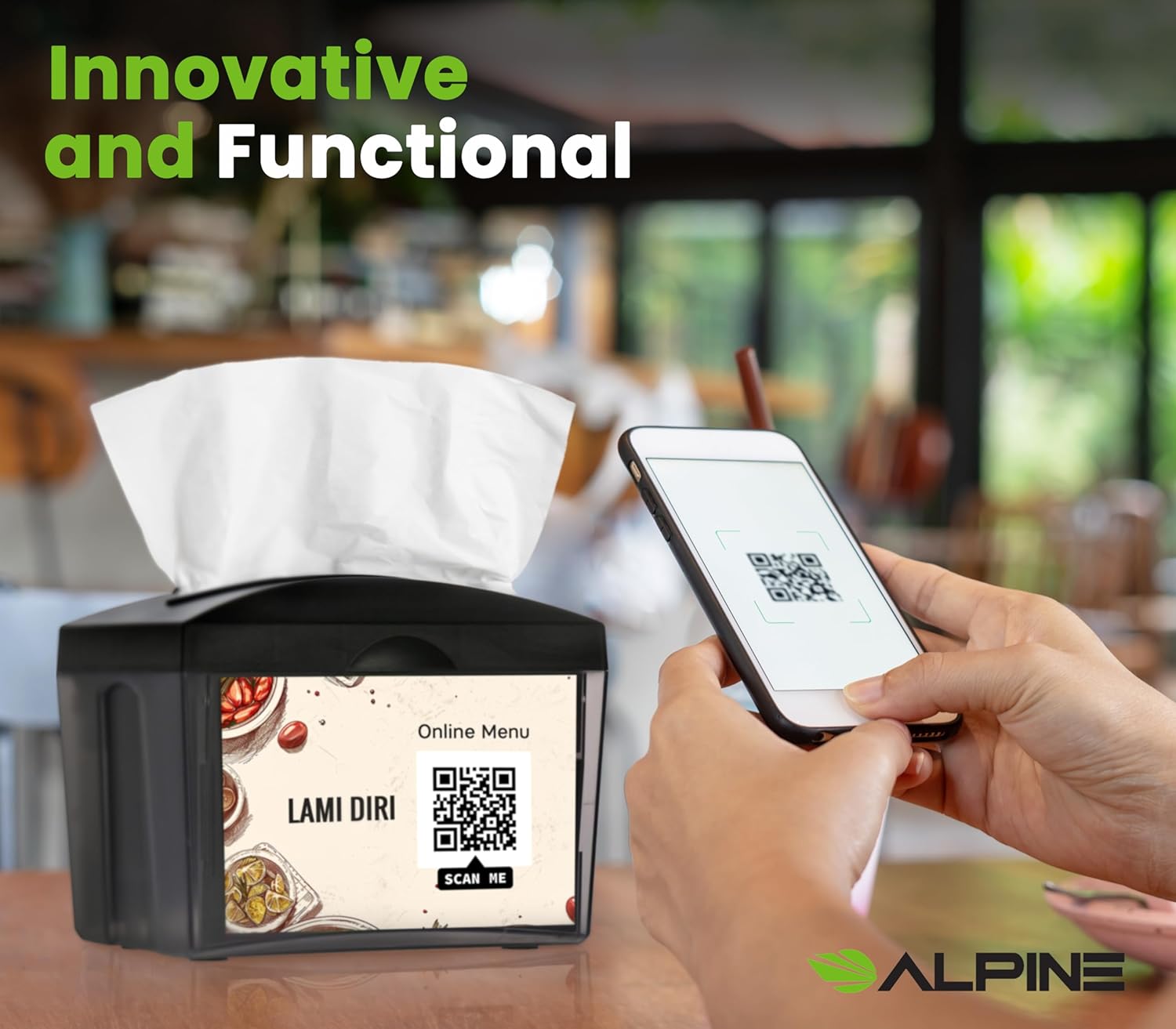 Durable Commercial Napkin Disposers for Restaurants - Black