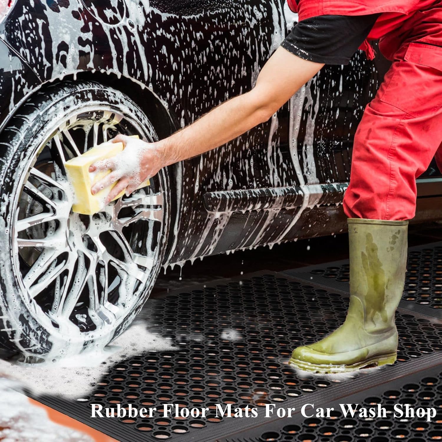 Outdoor Anti-Fatigue Rubber Floor Mat