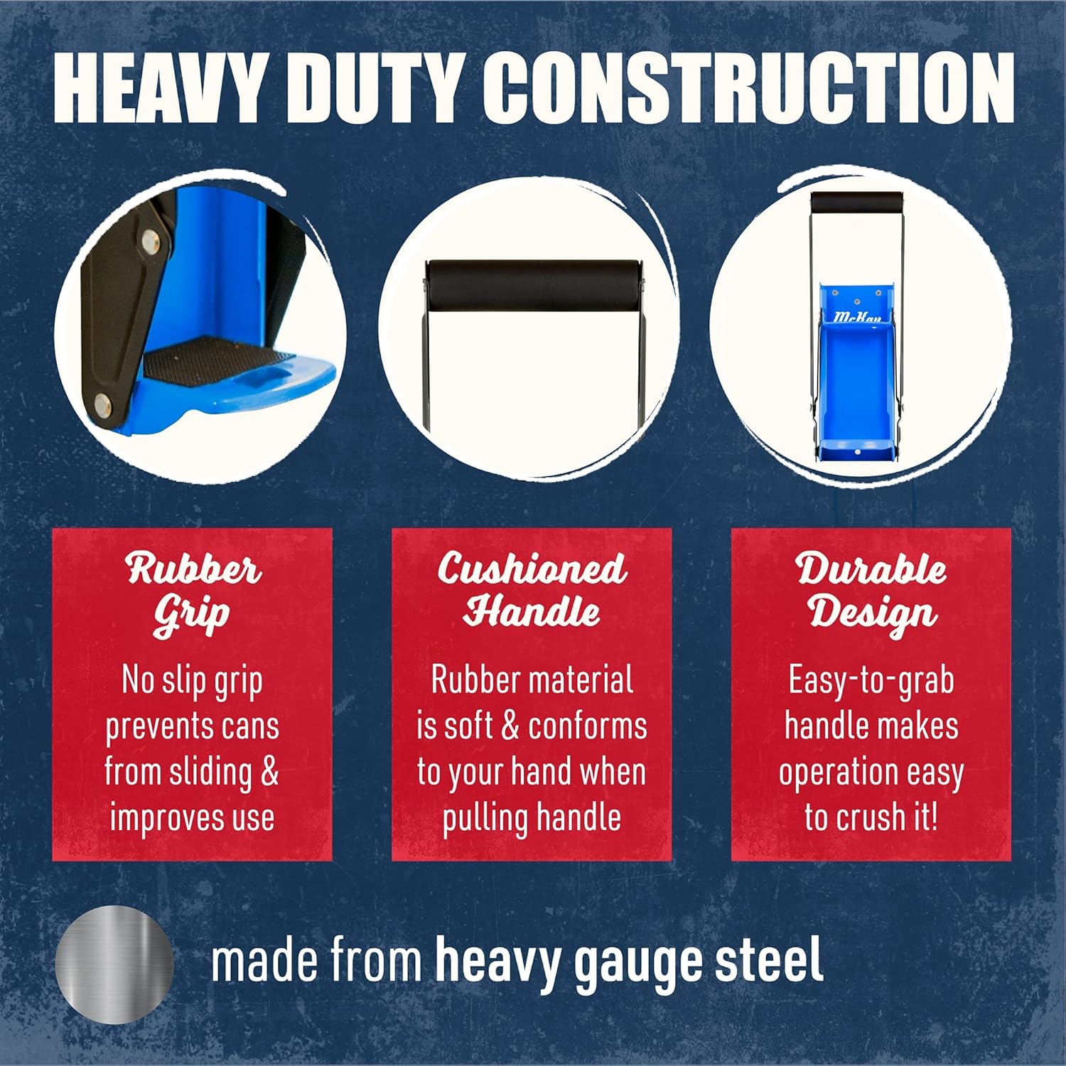 McKay 16 oz Metal Can Crusher