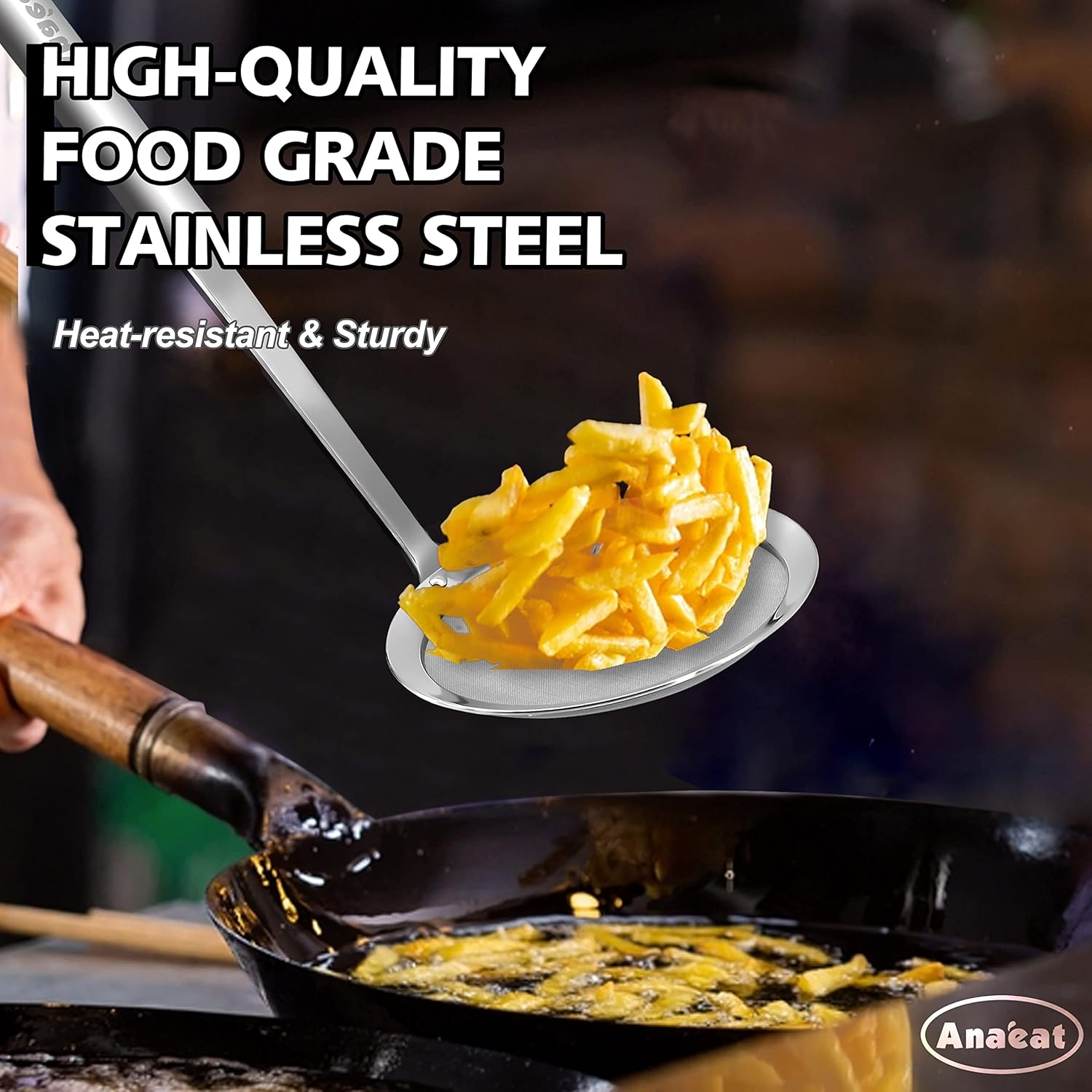 Anaeat 55 Stainless Steel Fat Skimmer Spoon