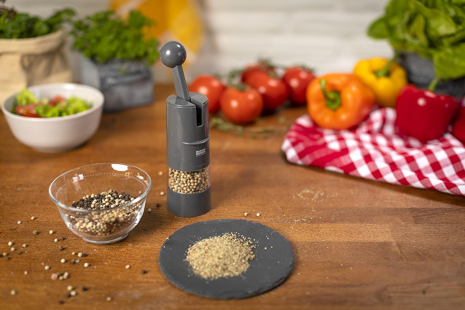 KUHN RIKON Salt and Pepper Mill Adjustable Grinder