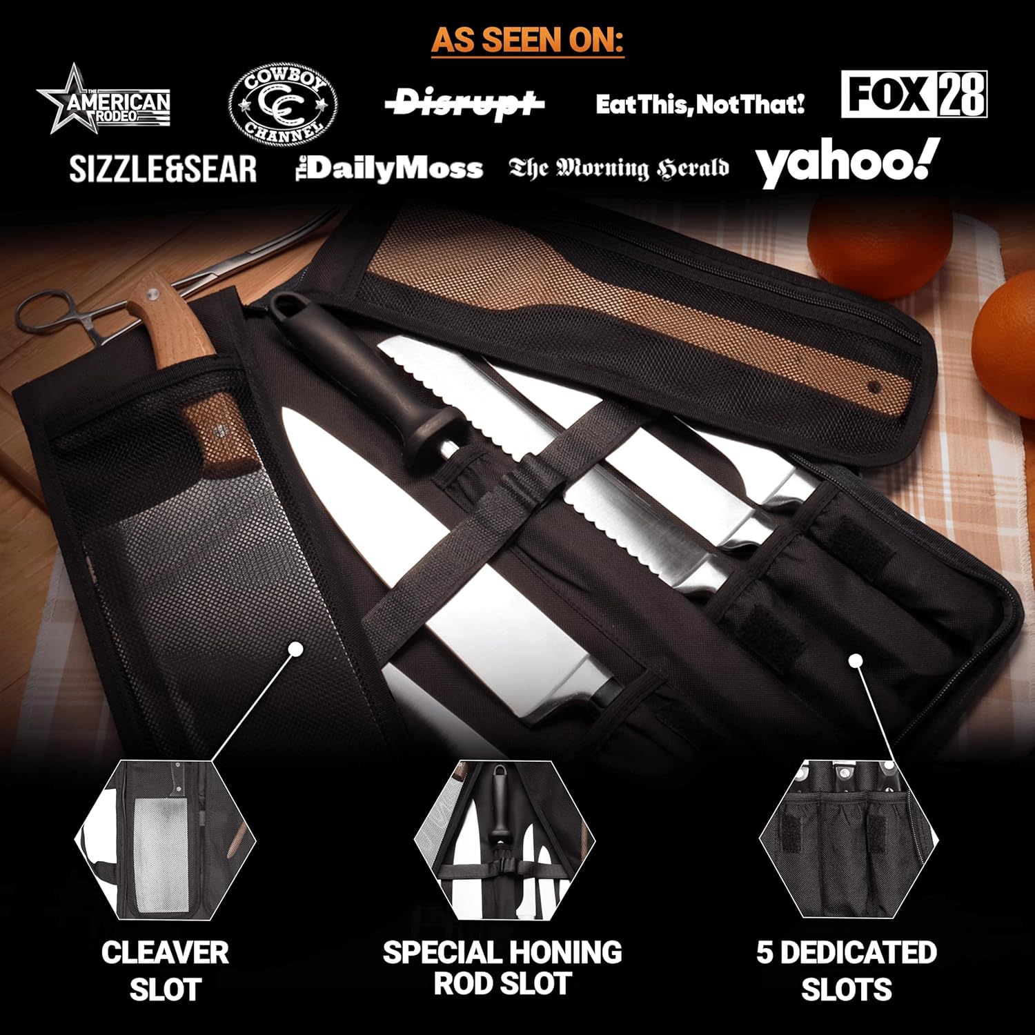 Premium Chef Knife Roll Bag