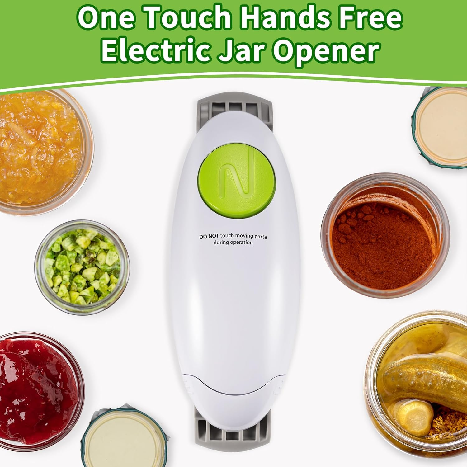 Electric Jar Opener with High Torque One Touch Operation