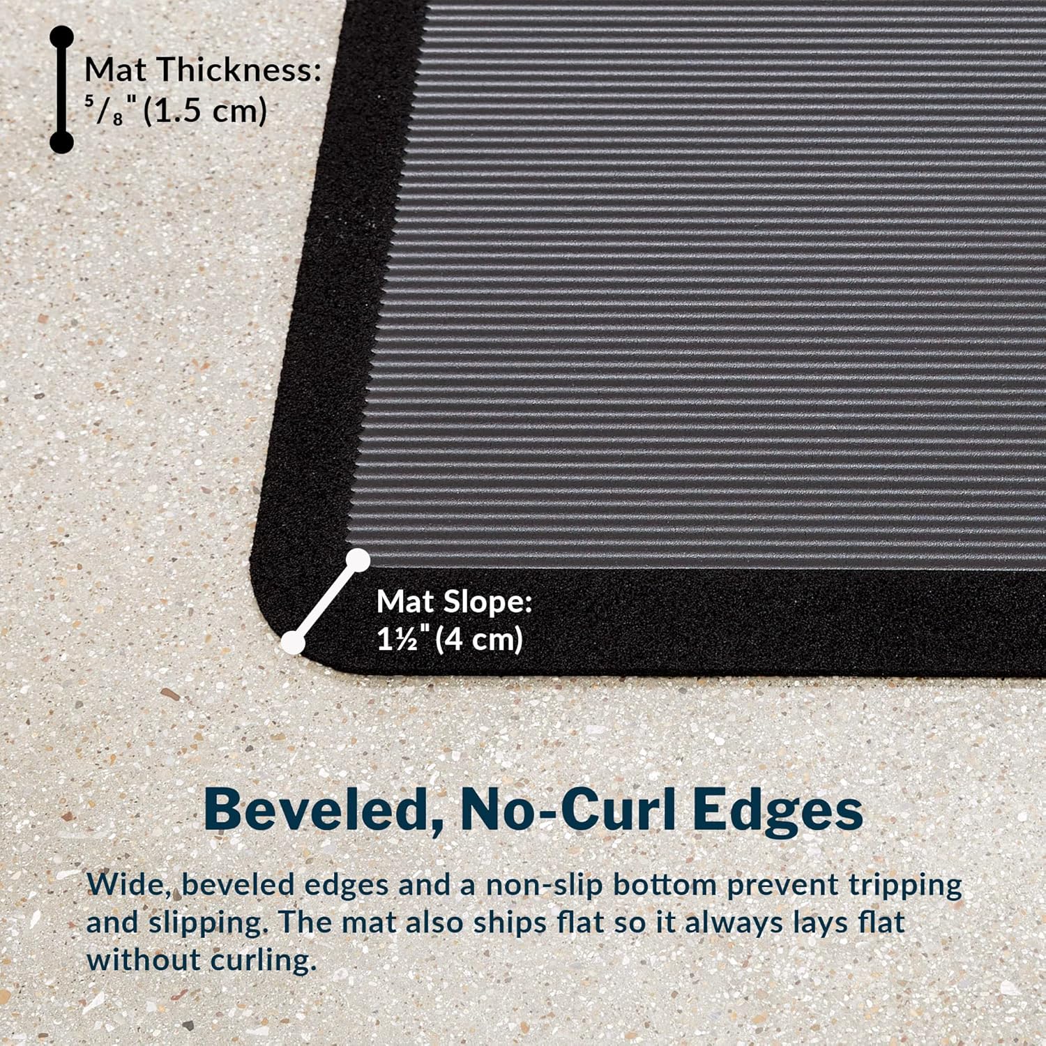 Vari Standing Mat Anti-Fatigue Desk Pad for Comfort and Style
